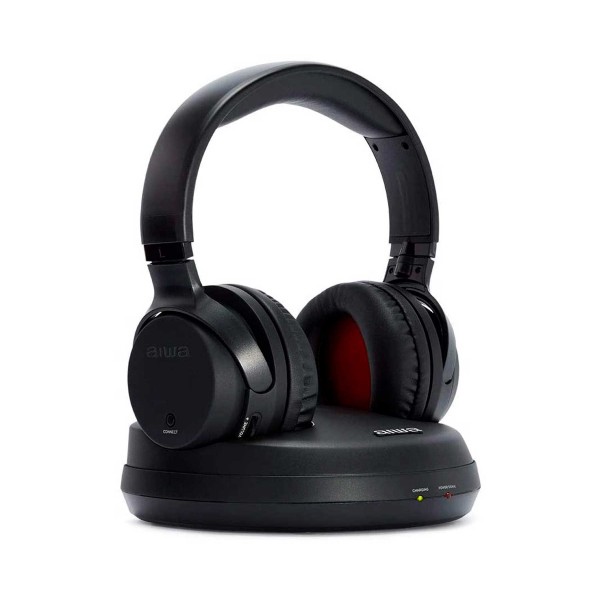 Aiwa whf-930d / auriculares overear inalámbricos tv rf