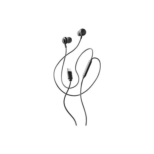 Ngs auricular negro estéreo usb-c con cable