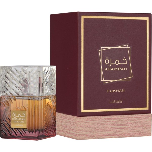 Lattafa khamrah dukhan extracto de perfume 100ml vaporizador